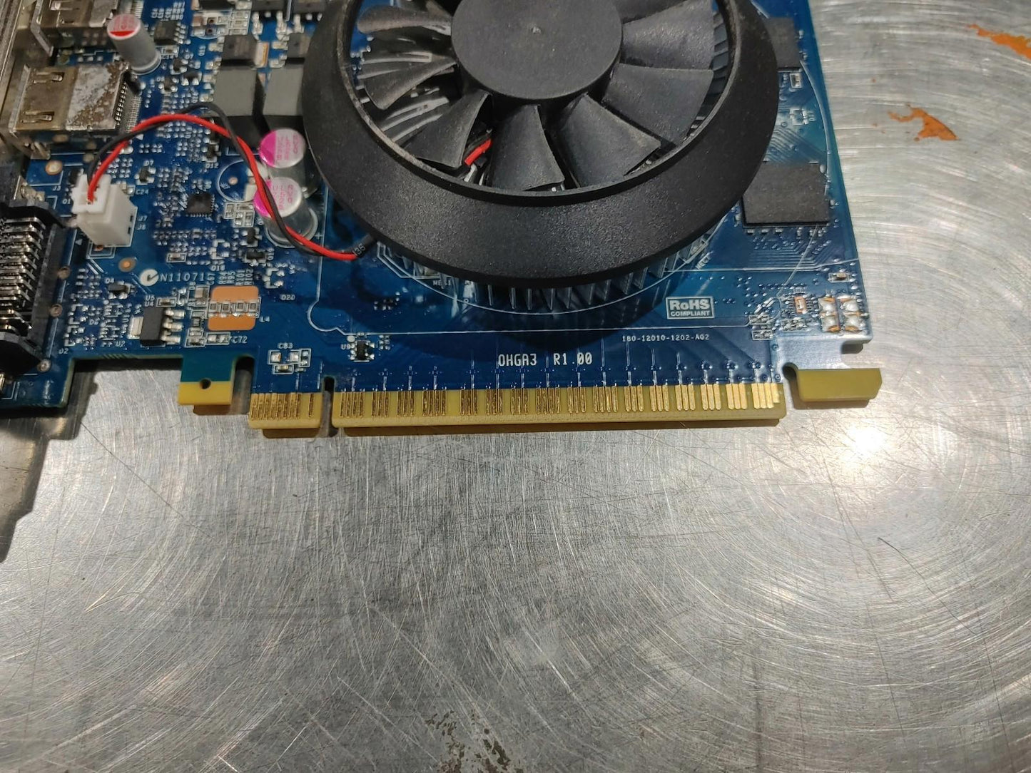 Good Condition NVIDIA P2010 GeForce GT 640 Slot-Powered GPU Blue Untested