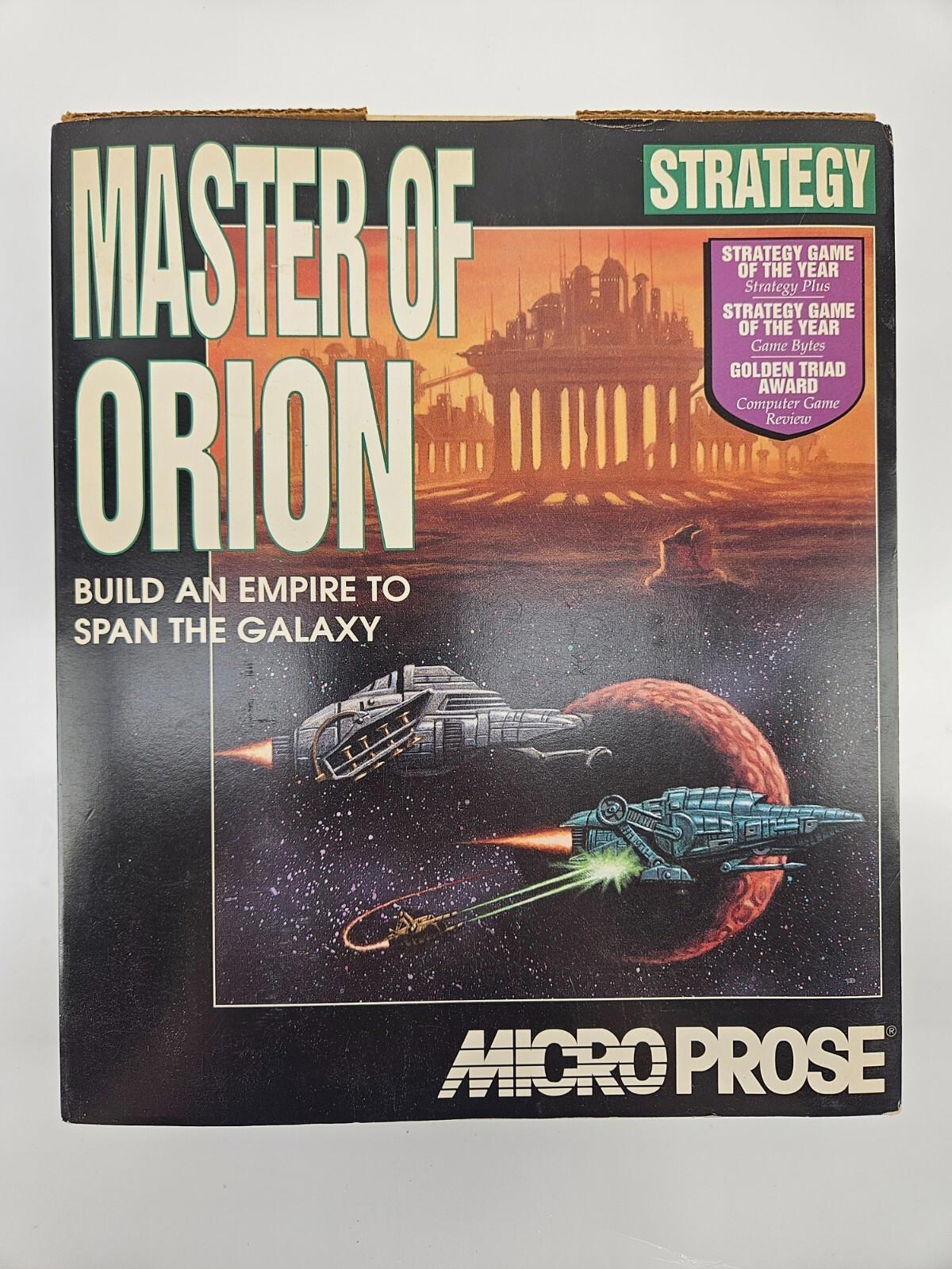 Masters of Orion Big Box PC 1994