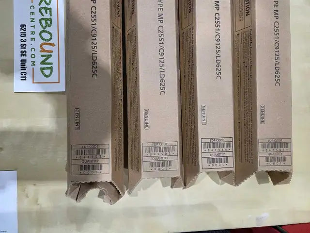 Ricoh Savin Lanier Toner Cartridges Full Color Set