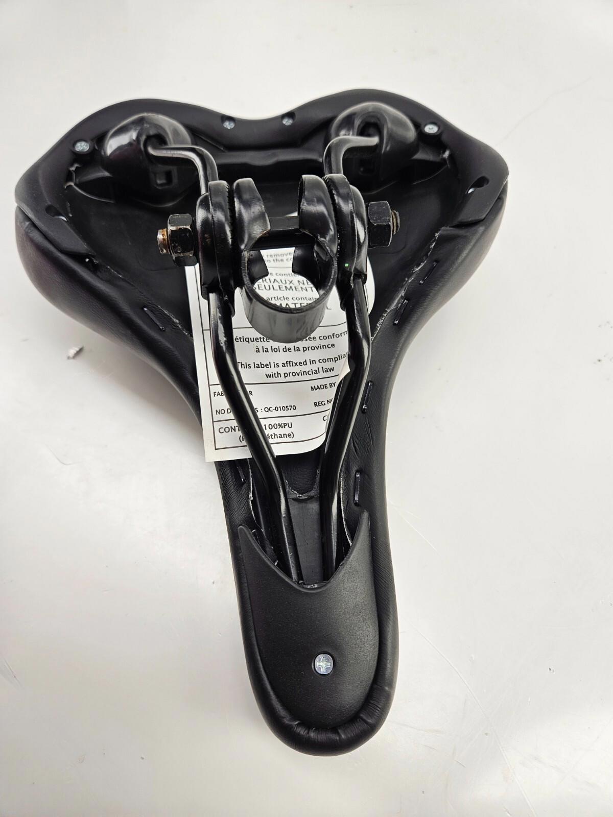 Nakamura Black Vinyl Bike Seat QC-010570