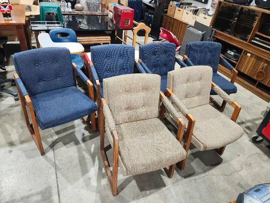 Vintage Simo-Dow Teak Accent Chairs - 6 Available