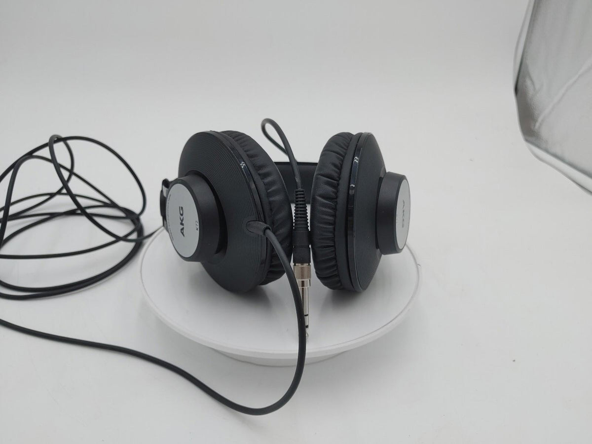 Excellent Condition AKG K72 Studio Monitor Headphones Black Tested Working