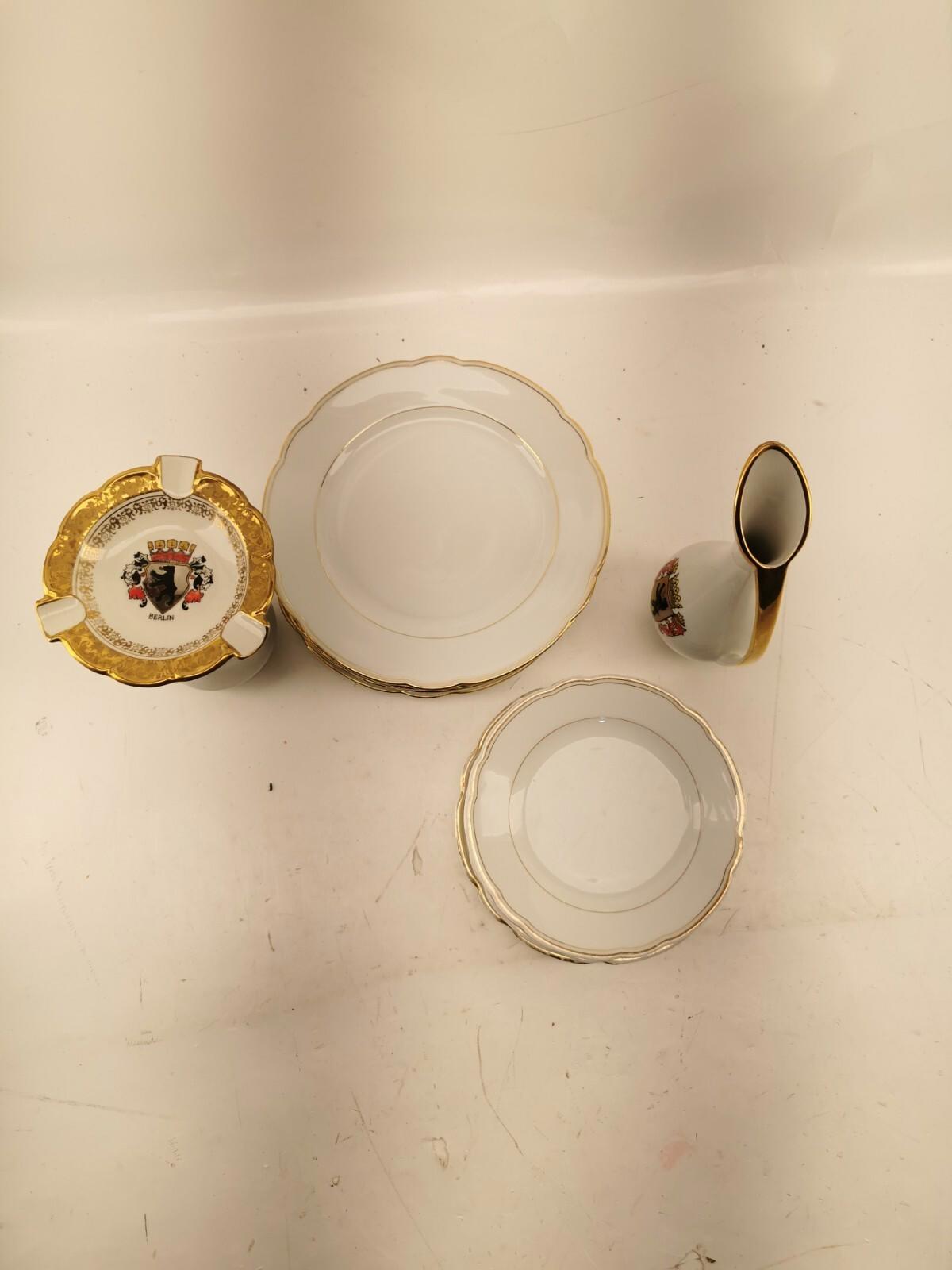 Bavaria Germany Plates & Creamer.