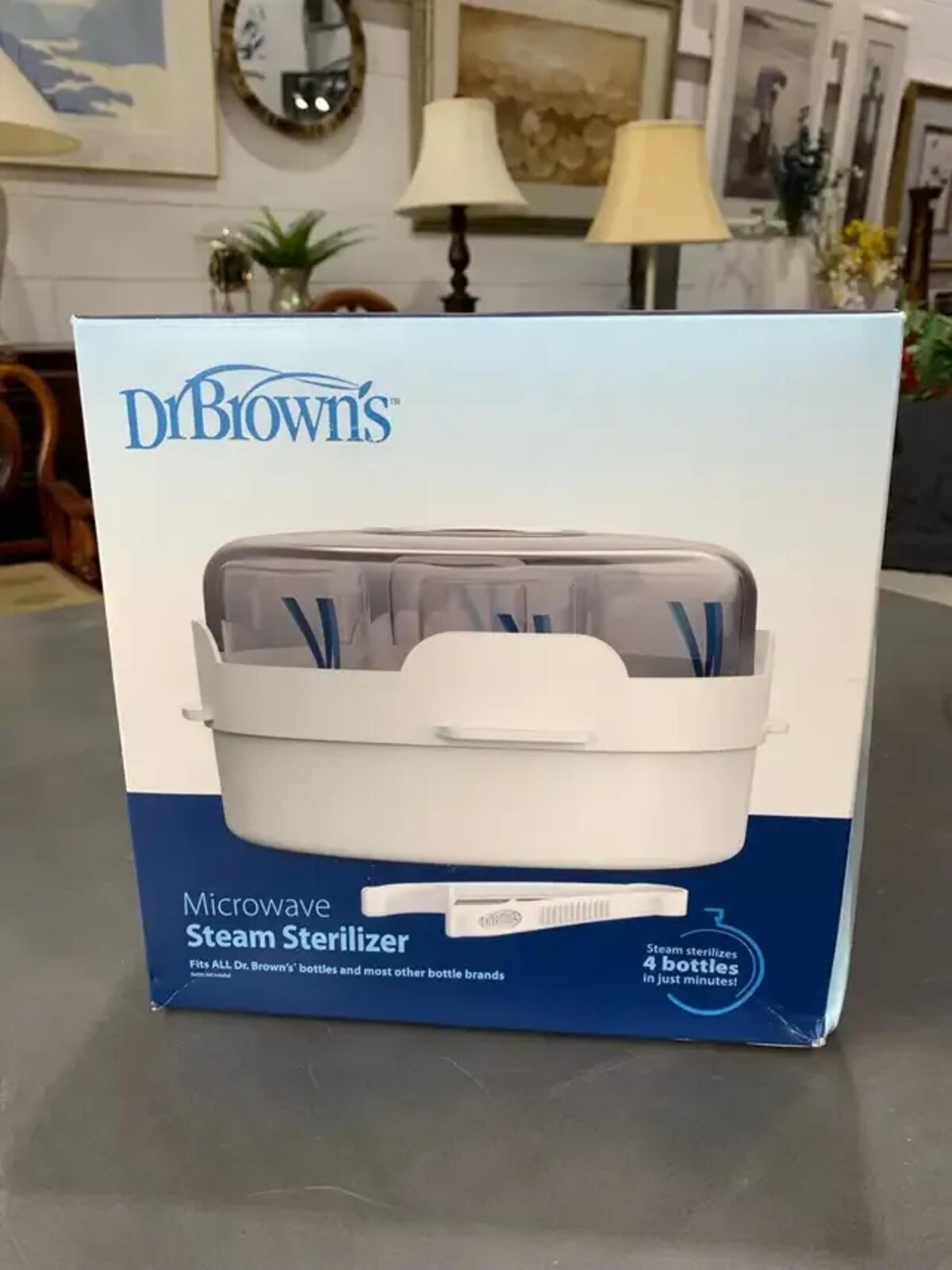 Unused Dr. Brown's Microwave Steam Sterilizer-multiple available