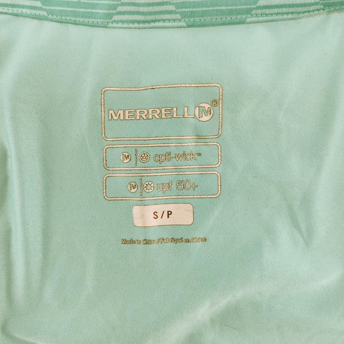 Merrell Opti-Wick UPF 50+ Teal Track Jacket Women's Small