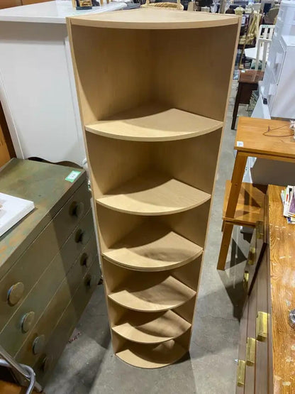 6-Tier Wooden Corner Shelf Unit