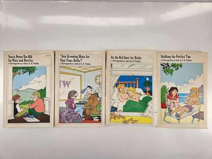 Lot of 4 - A Doonsbury Book Series by GB Trudeau  Paperbacks M