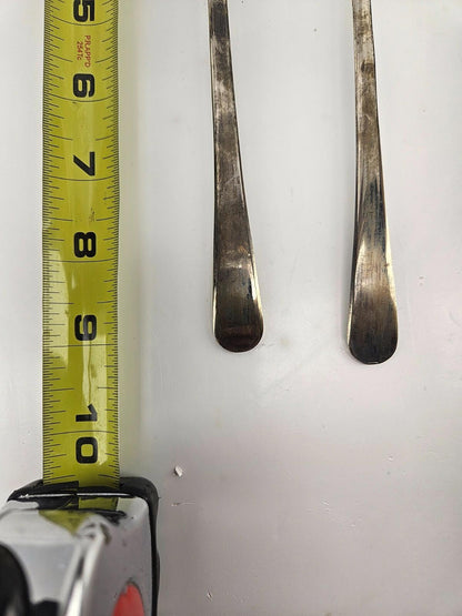 Sheffield England Silverplate Salad Serving Fork & Spoon Set 9"