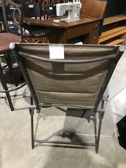 Outdoor Patio Folding Chair Brown