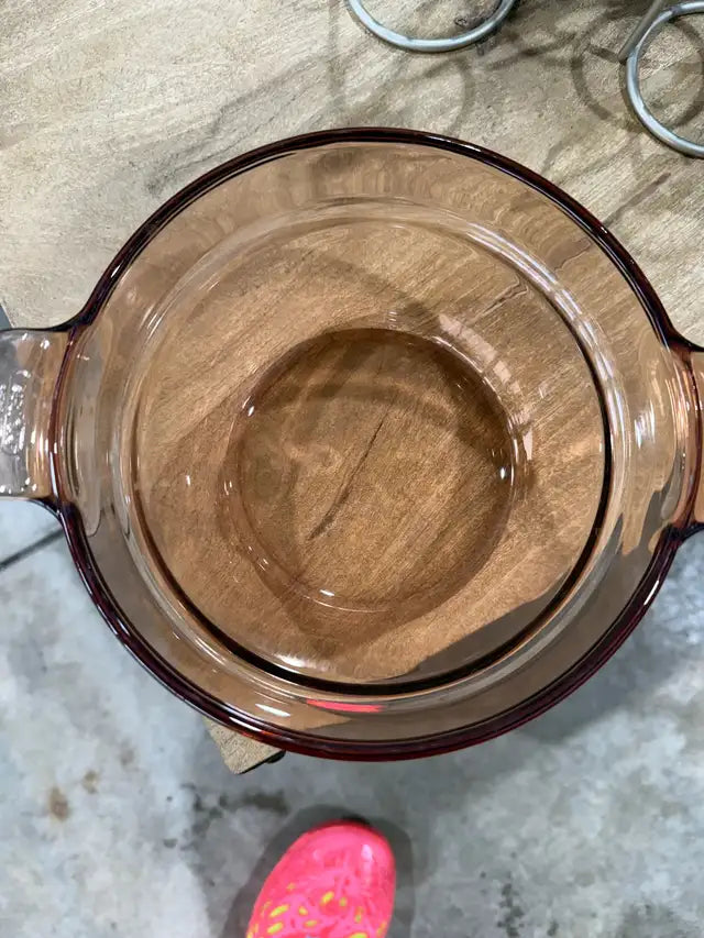 Pyrex Amber Casserole Dish