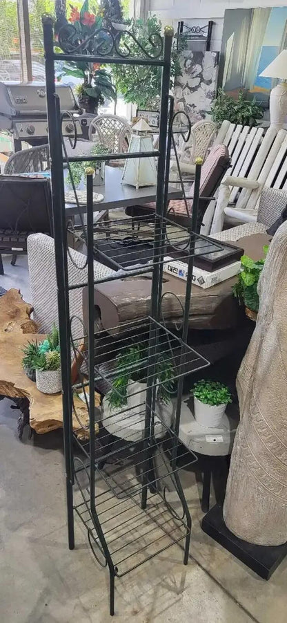Metal Plant Stand with 4 Shelves - 58"