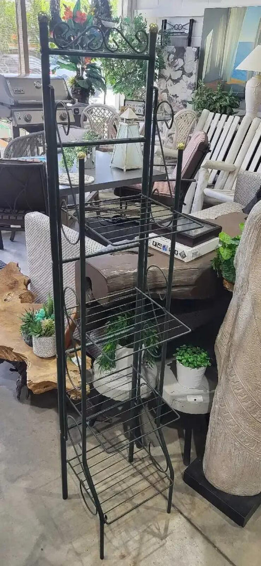 Metal Plant Stand with 4 Shelves - 58"