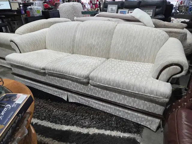 Vintage Cream Loveseat