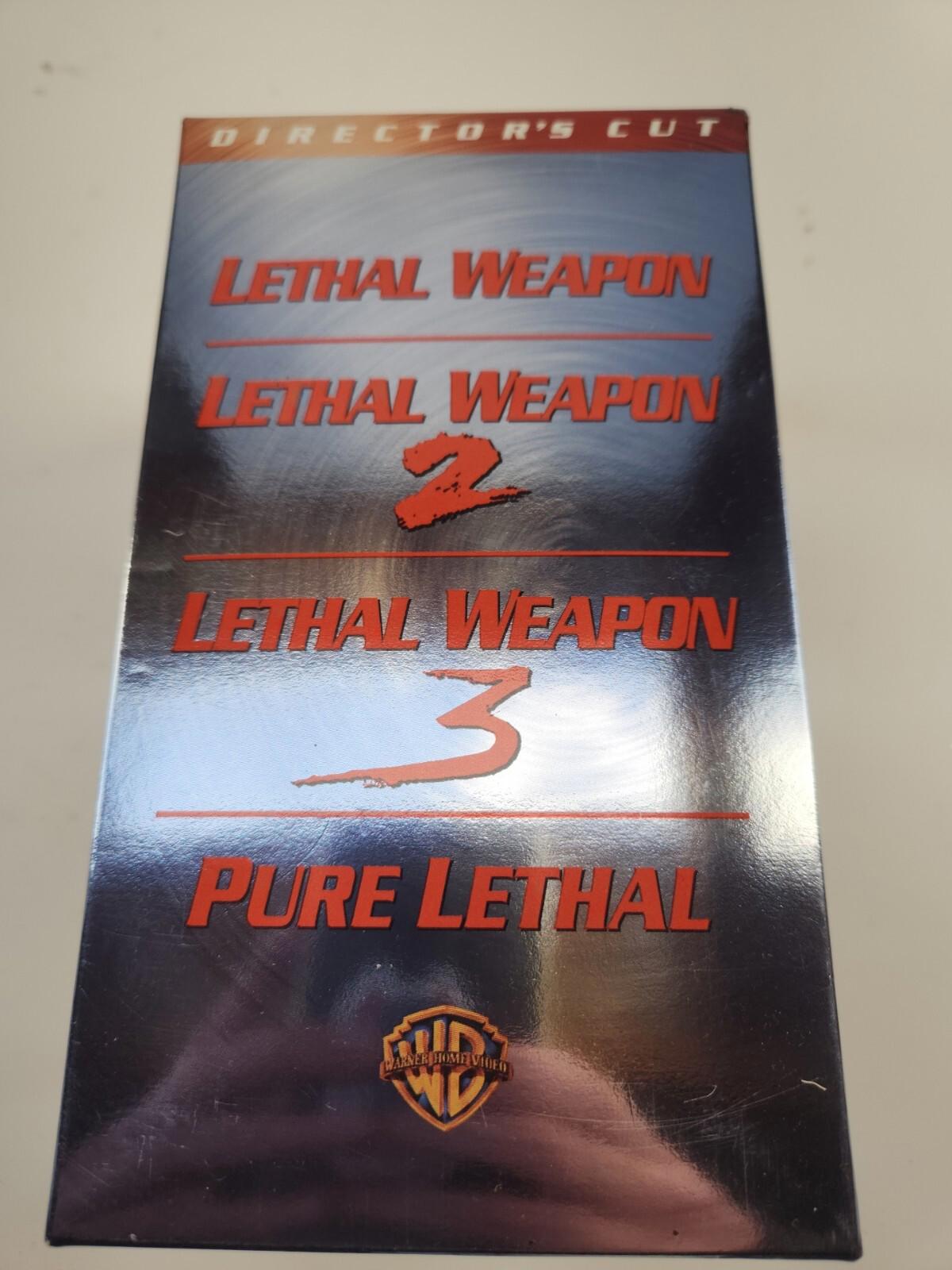 Lethal Weapon Legacy" VHS Complete Set! 💥