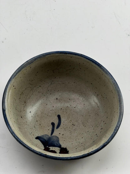 3 Piece Handmade and Painted Clay Pottery Set