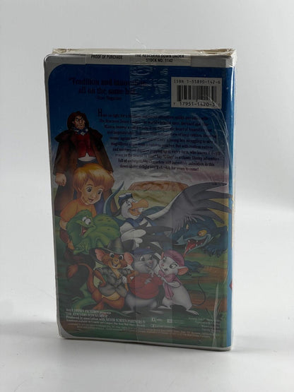 Rare WALT DISNEY CLASSIC Rescuers Down Under VHS Black Diamond Classic