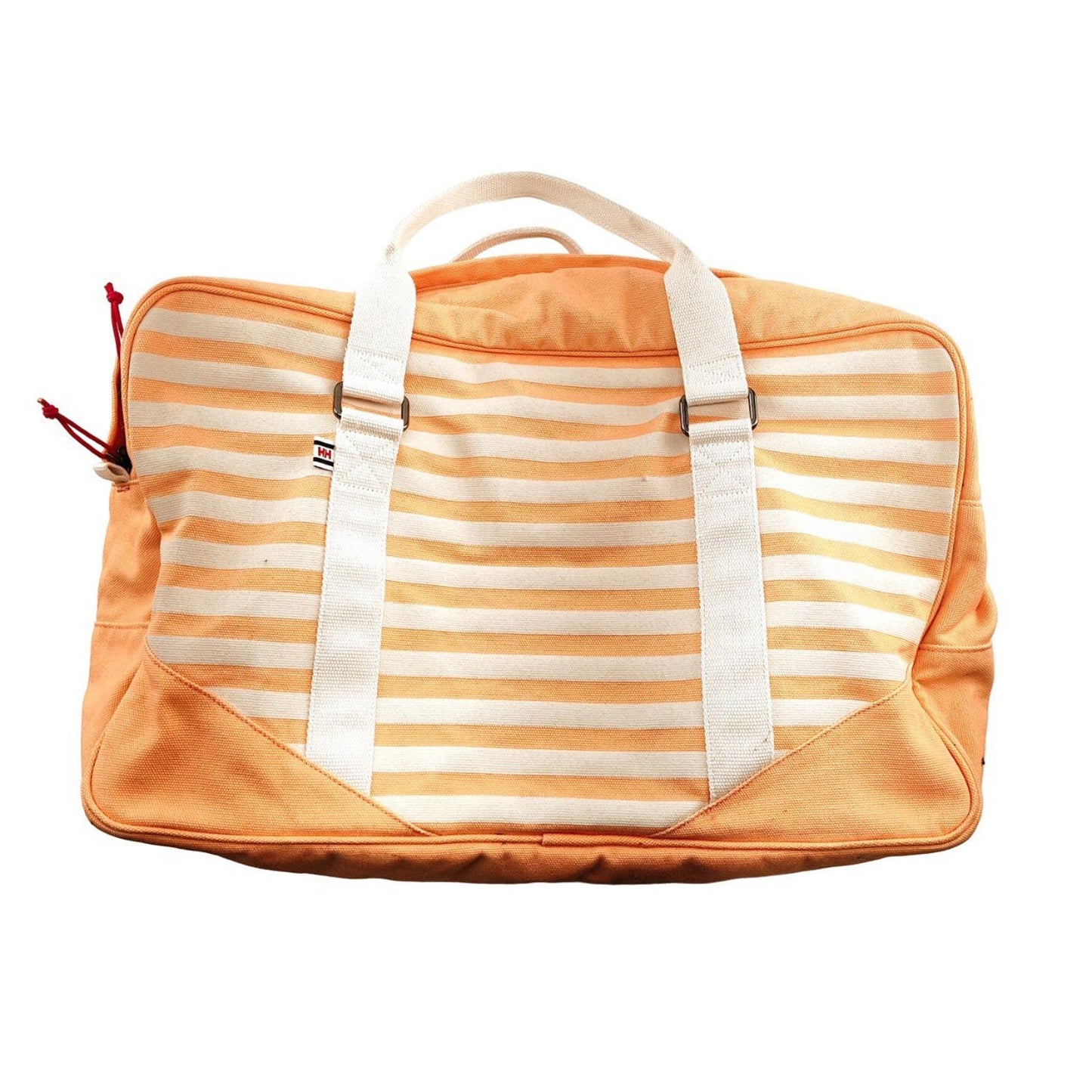 Helly Hansen Orange and White Striped Duffle Bag