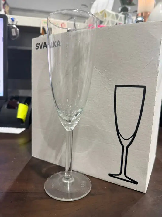 IKEA Svalka Flute Glasses
