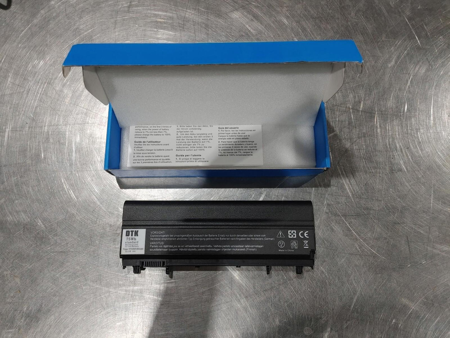 Brand New In Box DTK Power Master 75Wh Laptop Battery Dell VV0NF/E5440 UNTESTED