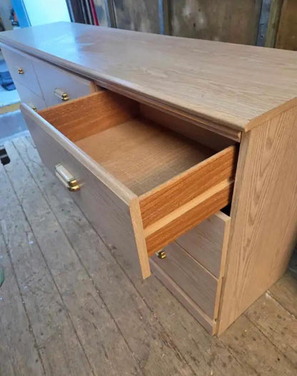 Oak Dresser with Nightstand