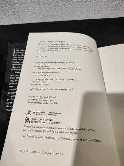 Shut Up He Explained: A Literary Memoir Vol. II First Edition