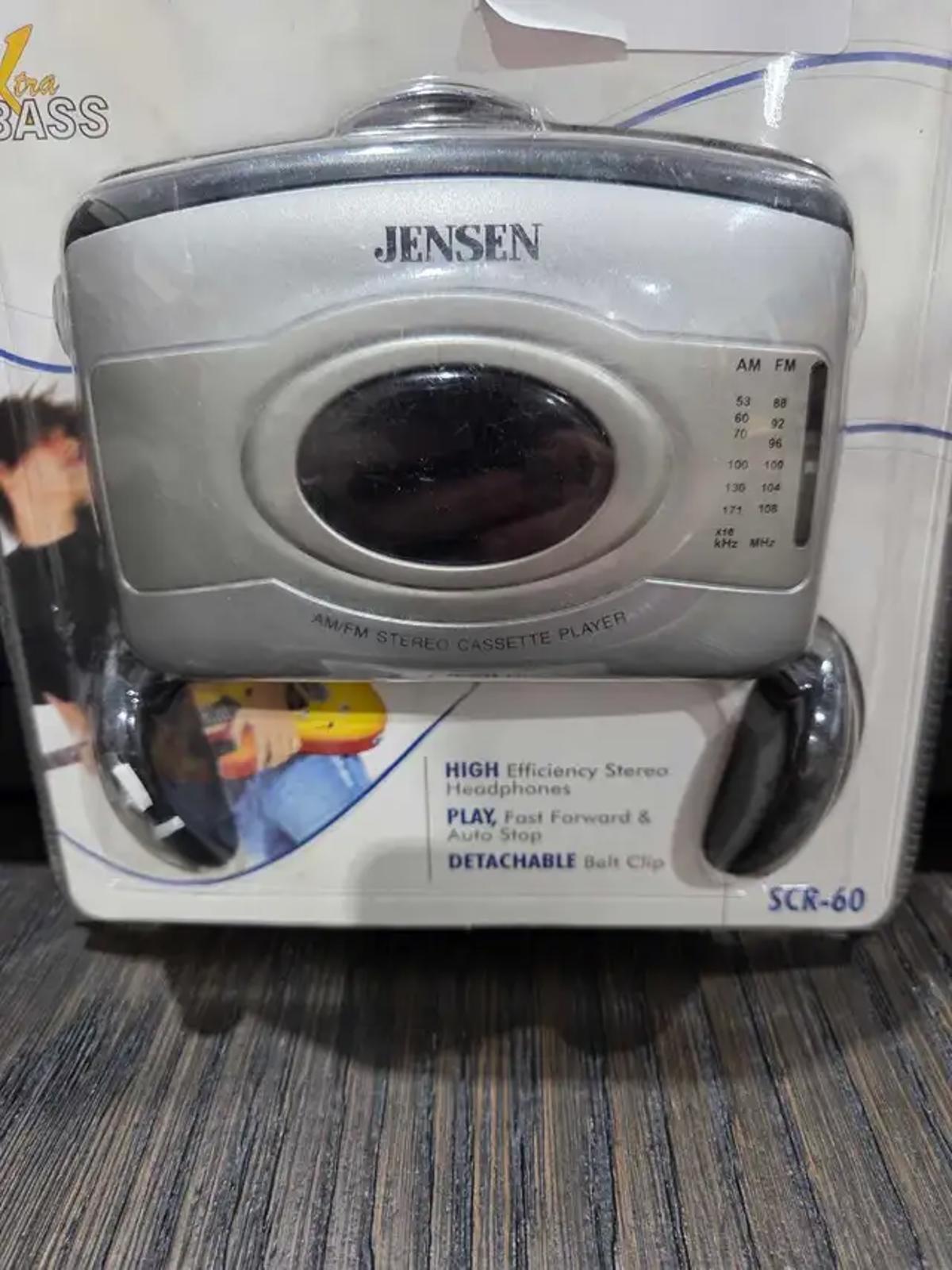 New! Jensen Stereo Cassette Player