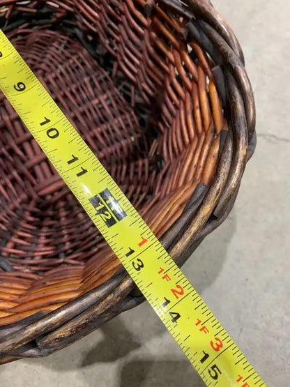 Vintage Wicker handled Basket
