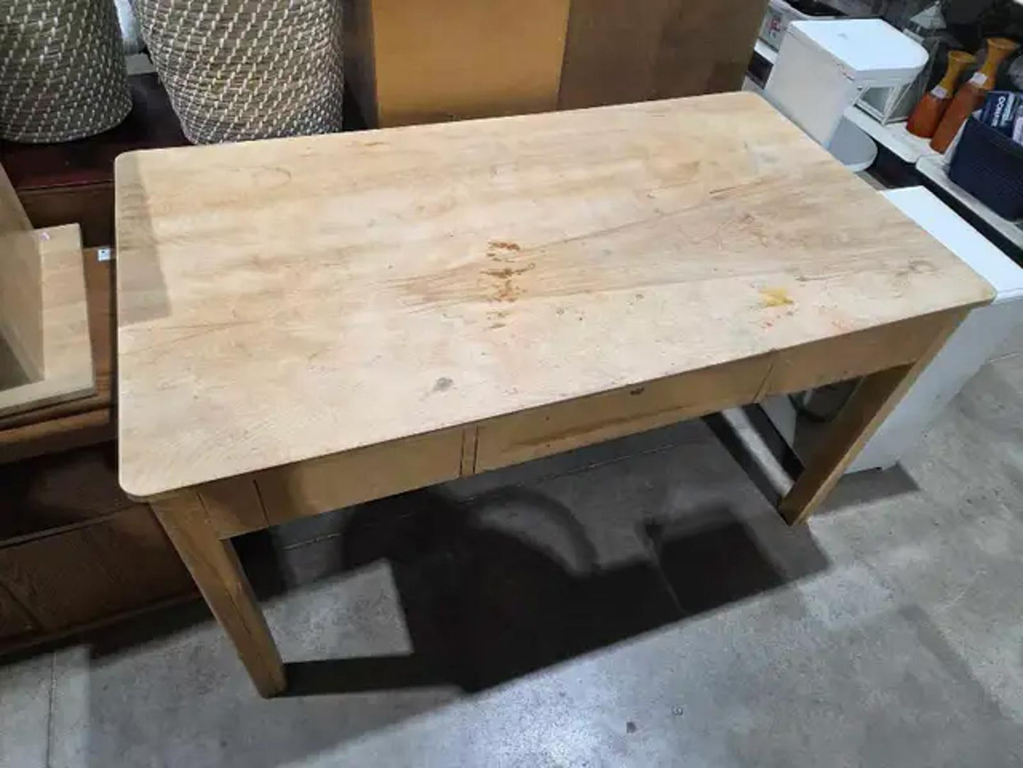 Solid Wooden Desk - Arts/Crafts