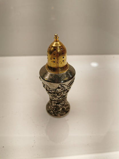 Silver Plated Ornate Victorian Salt & Pepper Shakers