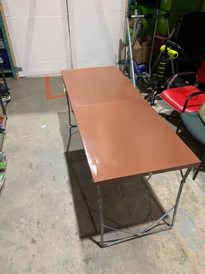 Metal Copper Folding Table