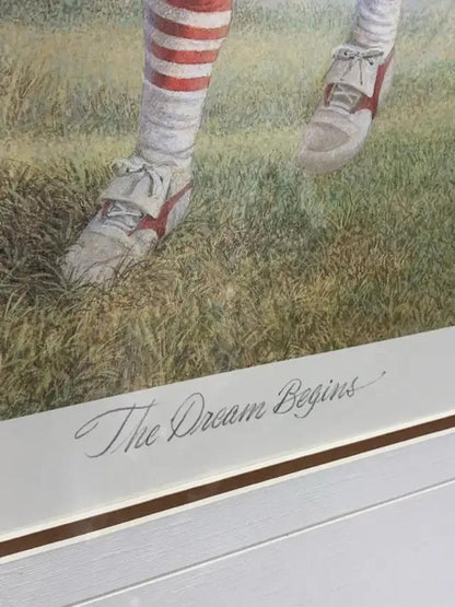 James Lumbers Joe Montana Lithograph