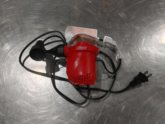 Excellent Condition Coleman Outdoor Electric Air Pump Model HB-515 B Red Working