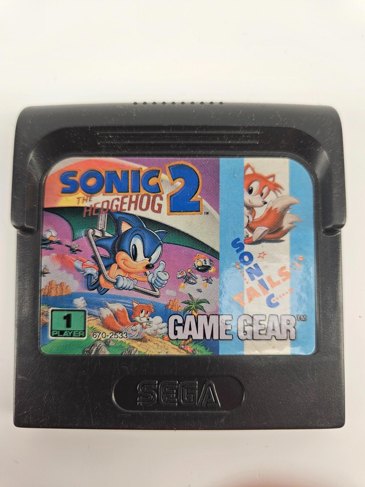 Sonic the Hedgehog 2 - Sega Game Gear Cartridge