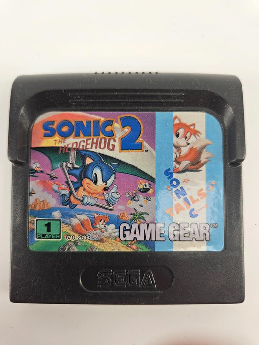 Sonic the Hedgehog 2 - Sega Game Gear Cartridge