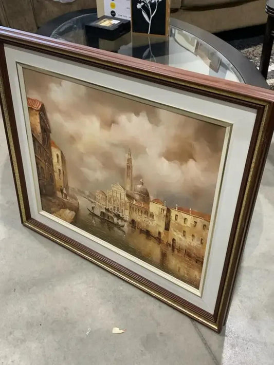 Costello Venice Canal Oil Painting