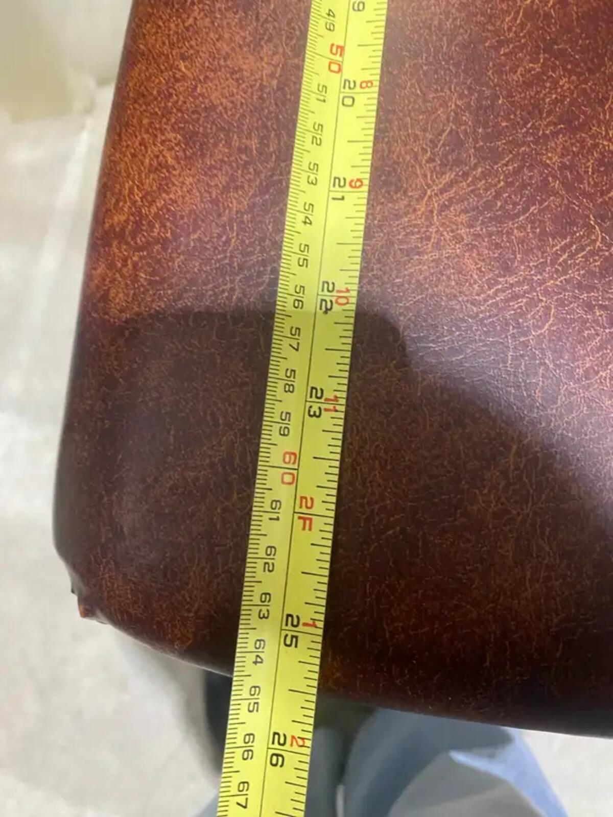 Brown Tuffed Storage Ottoman