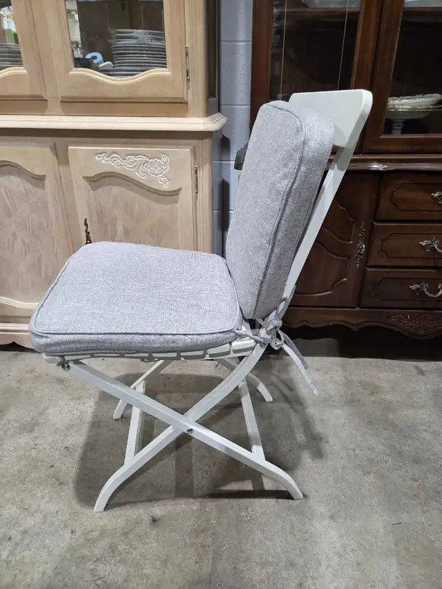 Ikea Wooden Folding Chair - White