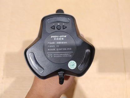 Good Condition Popu Pine Desktop USB Microphone Black RGB Power Tested