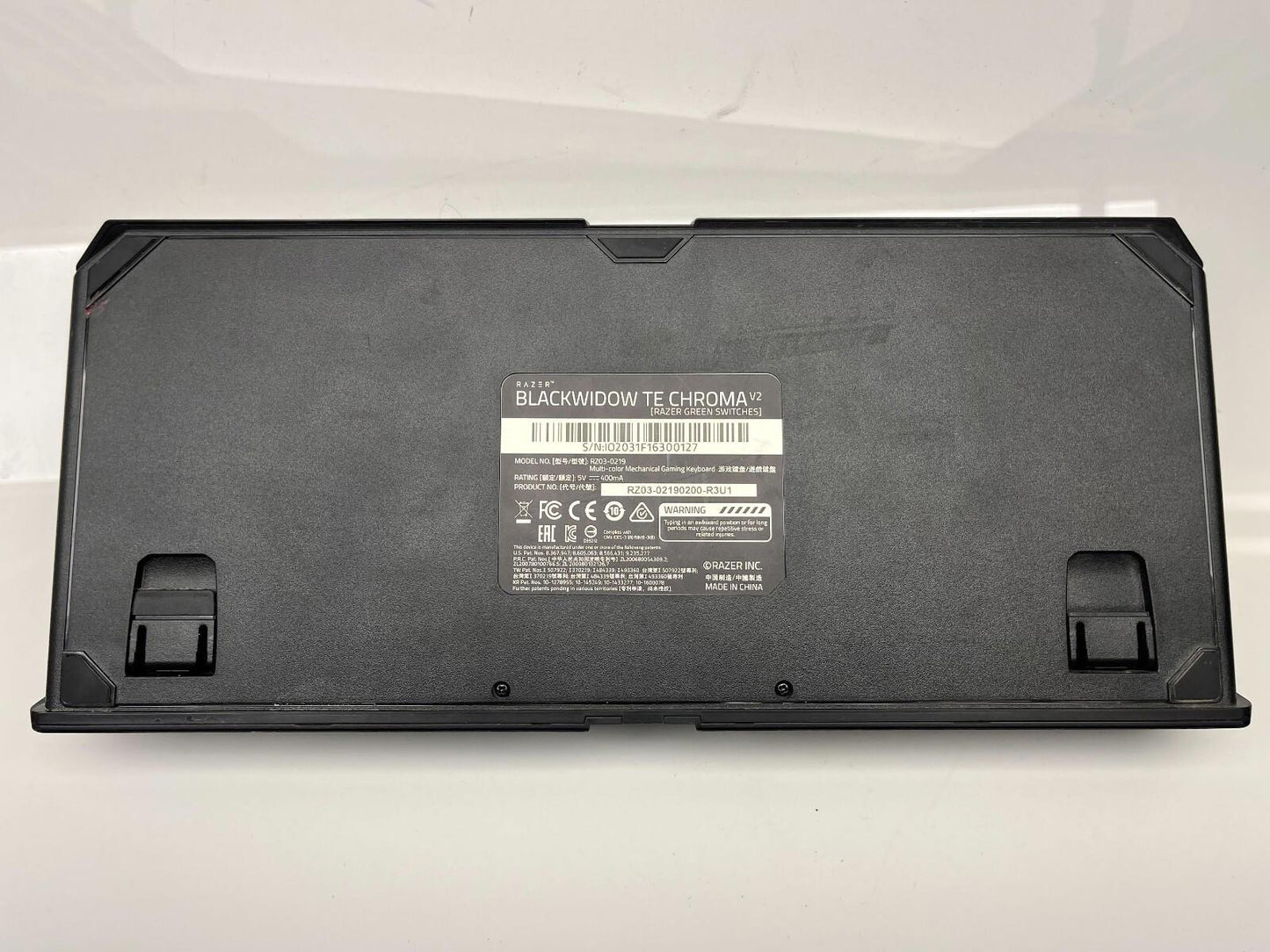 Razer Blackwidow TE Chroma V2 Mechanical Backlit Gaming Keyboard Green Switches