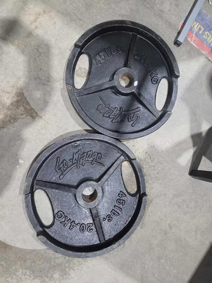Go.Mango 45lb Weight Plates X2