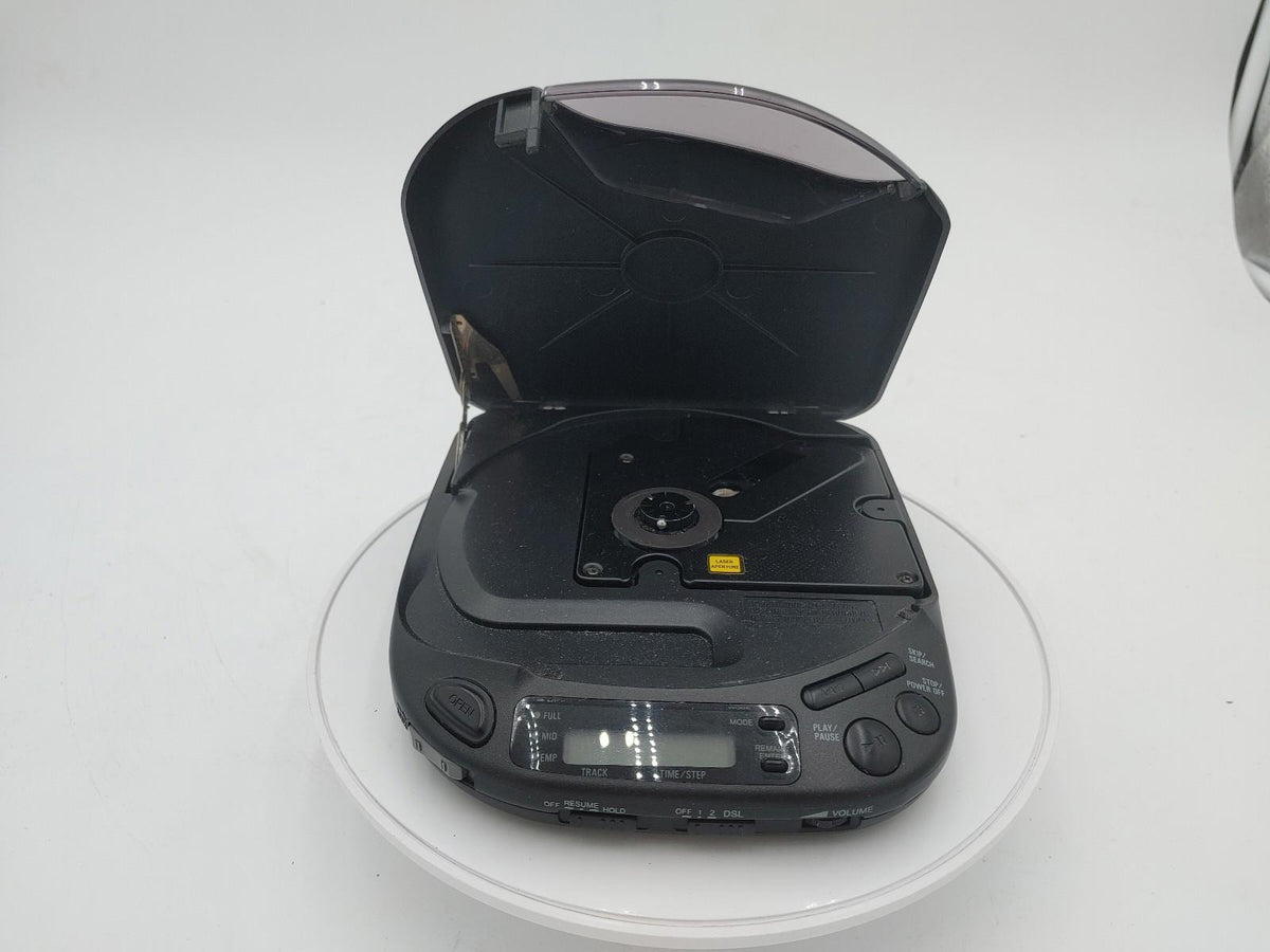 Bon état : lecteur CD portable AIWA avec convertisseur numérique-analogique 1 bit, modèle XP-32, noir, testé et fonctionnel