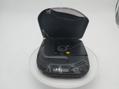 Good Condition AIWA Portable CD Player 1 Bit DAC Model XP-32 Black Works Tested