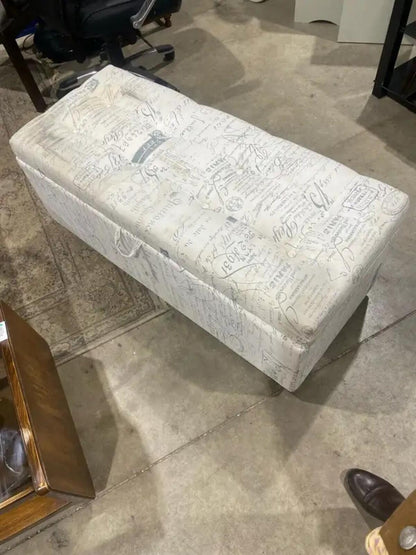 Large Storage Ottoman