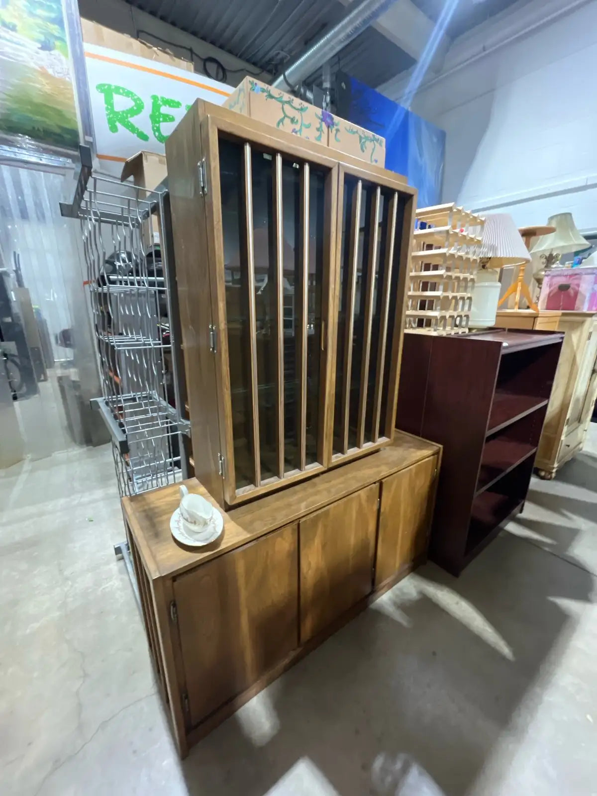 Vintage Unique Display Cabinet