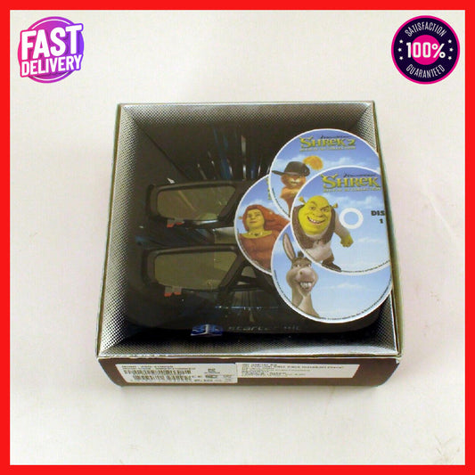 Samsung Dreamworks Shrek Blu-Ray 3D Starter Kit SSG-P3100GB W Active 3D Glasses