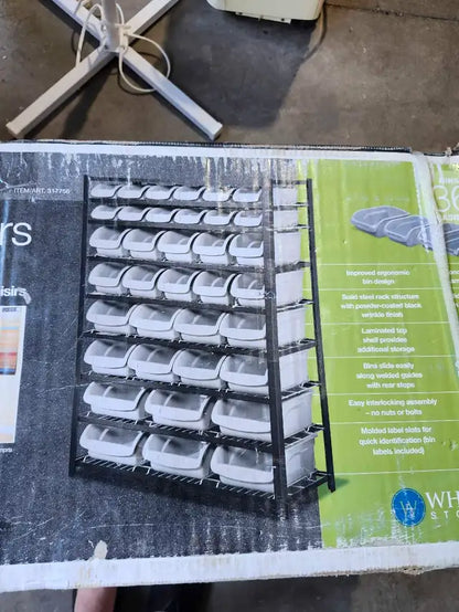 Brand New - Whalen Storage Bin Rack