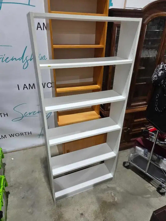 White Ikea Billy Bookcase
