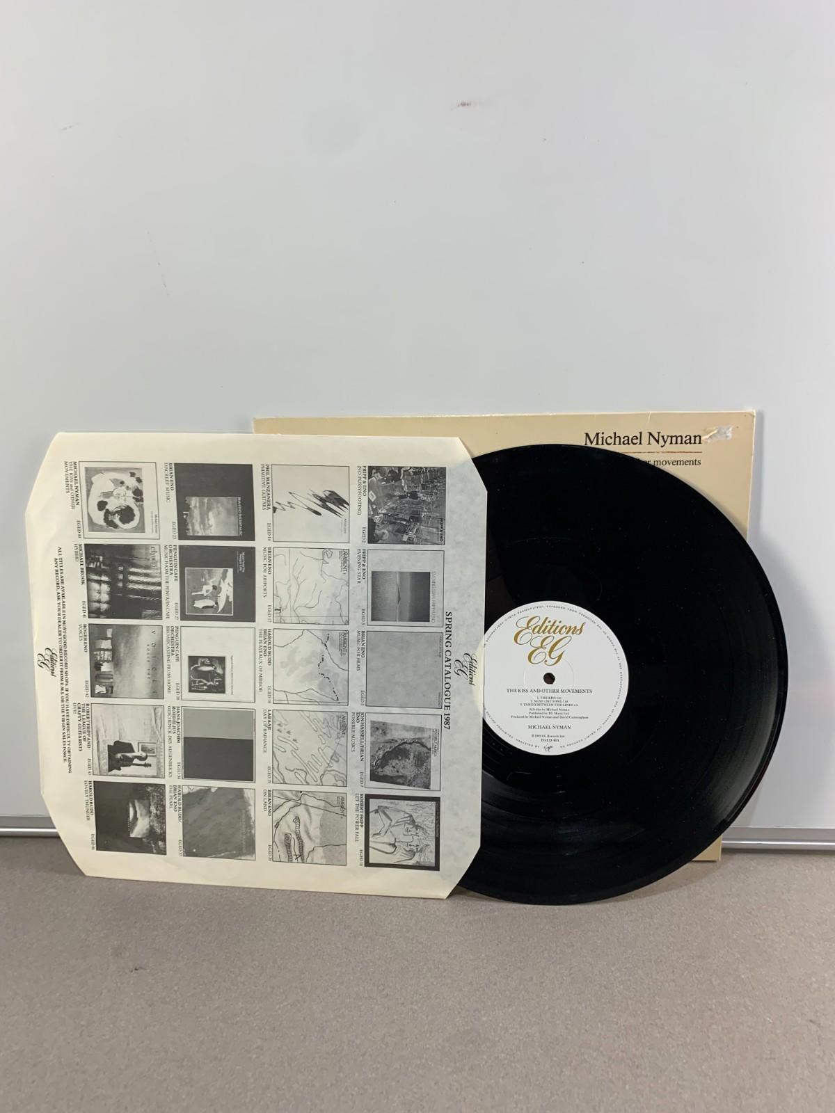 Michael Nyman – The Kiss and Other Movements - LP 1985 - EGED 40