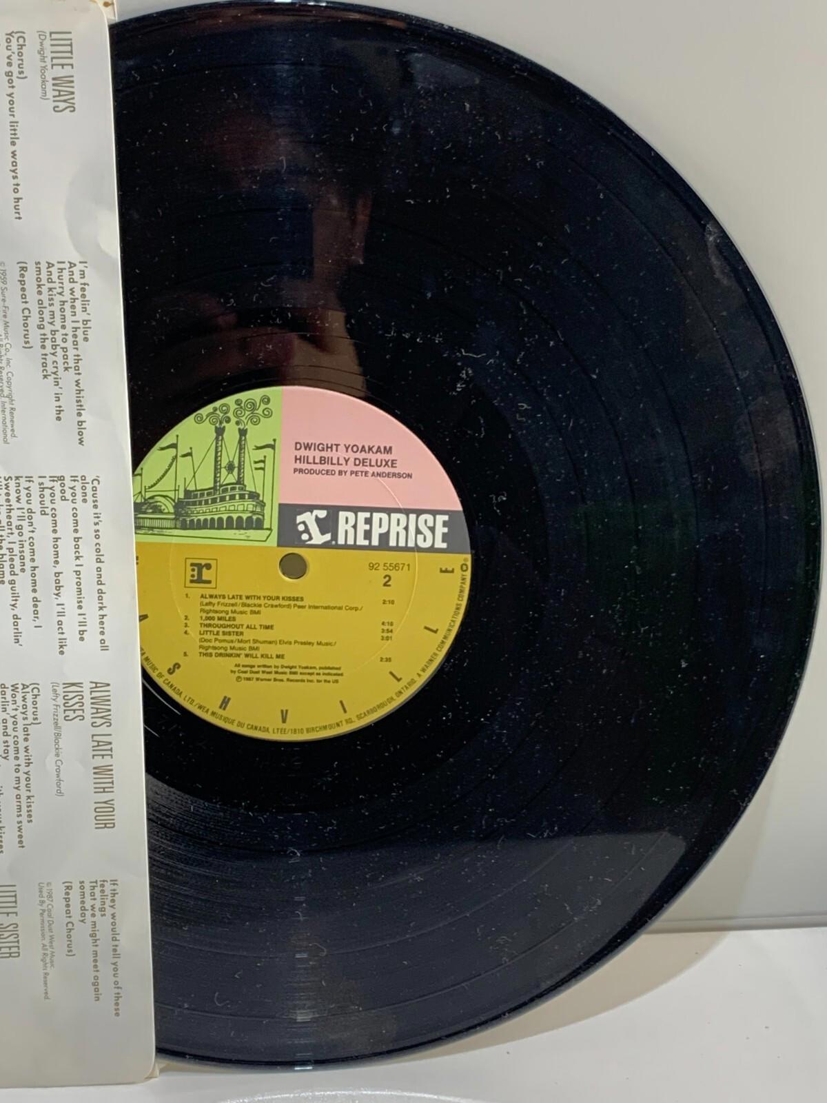 Hillbilly Deluxe Dwight Yoakam Vinyl album on Reprise records