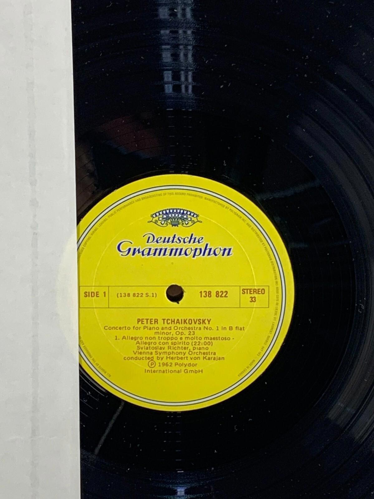 Tschaikowsky: Klavierkonzert Nr.1 B-moll VINYL LP ALBUM DEUTSCHE GRAMMOPHON
